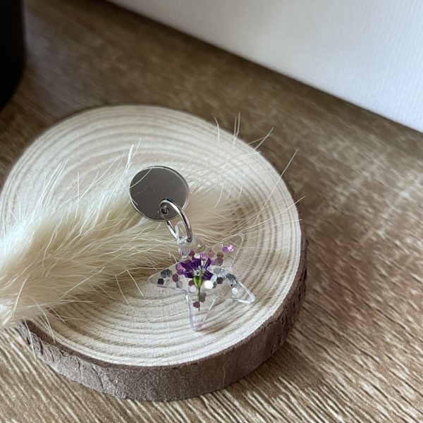 Pendientes de Gipsofila