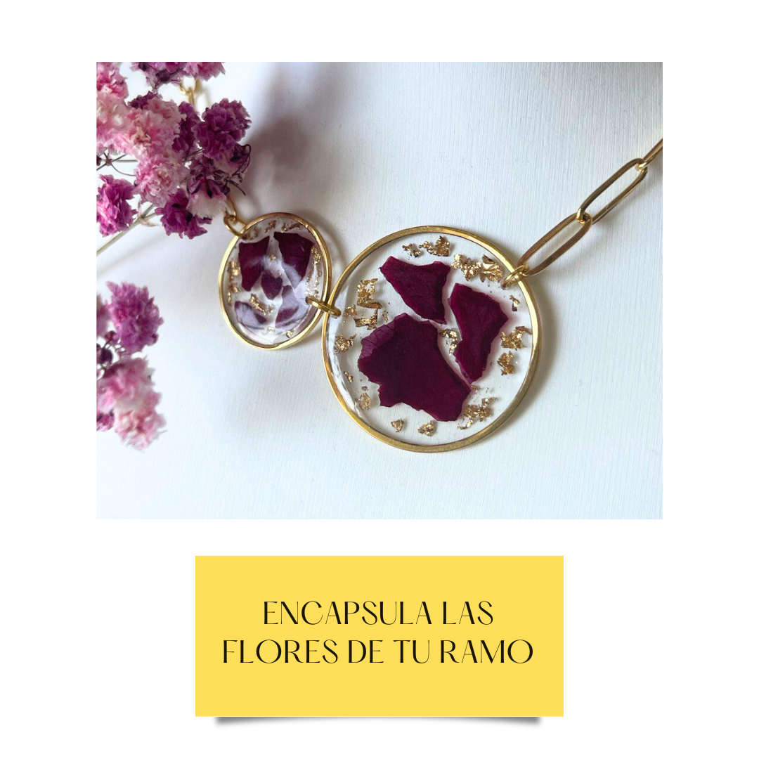 Encarga un recuerdo con las flores de tu ramo